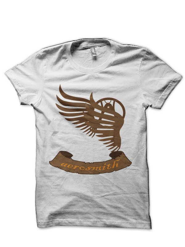 Winged Logo Graphic Print T Shirt Half Sleeve