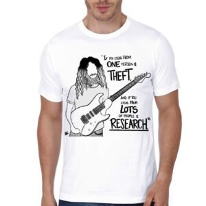 Rock Band Quote White T-Shirt