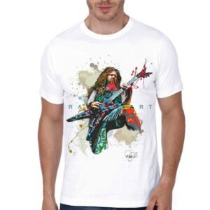 Dimebag Darrell Guitar White T-Shirt