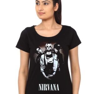 Nirvana Girls Black T-Shirt