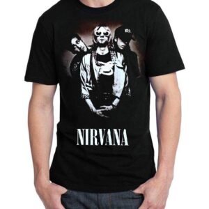 Nirvana Half Sleeve Black T-Shirt