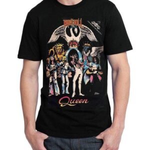 Rock And Roll Half Sleeve Black T-Shirt