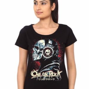 One Ok Rock Girls Black T-Shirt