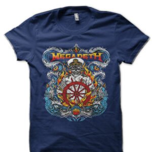 Megadeth Navy Blue T-Shirt