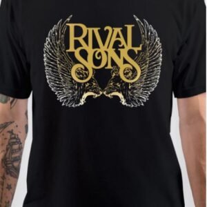Rival Sons Half Sleeve Black T-Shirt