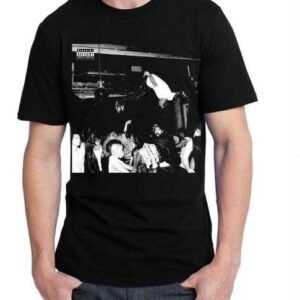 Die Lit Half Sleeve Black T-Shirt