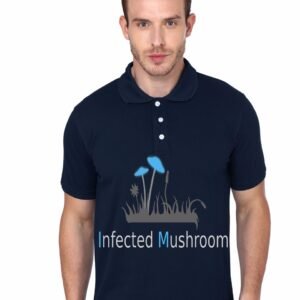 Infected Mushroom Navy Blue Polo T-Shirt