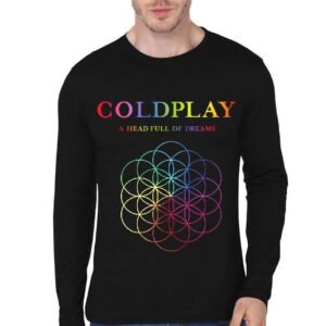 Coldplay Black Full Sleeve T-Shirt