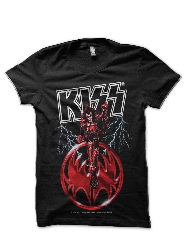 Kiss Band Black T-Shirt