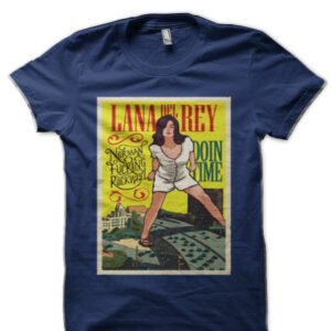Lana Del Rey Navy Blue T-Shirt
