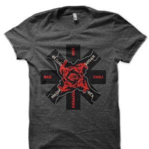 Red Hot Chili Peppers Charcoal Grey Black T-Shirt