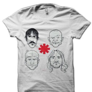 Red Hot Chili Peppers White T-Shirt