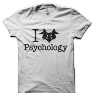 Rorschach I Heart Psychology Half Sleeve T-Shirt