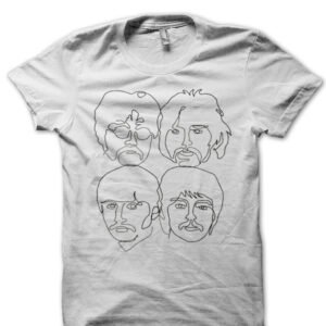 The Beatles Half Sleeve T-Shirt