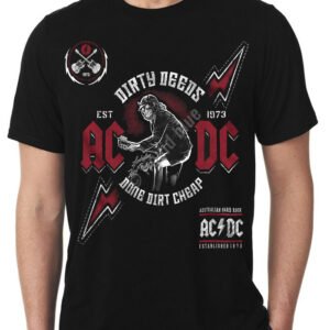 AC DC Band Black T-Shirt