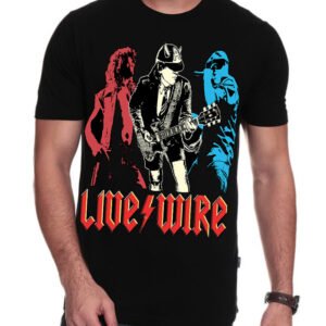 AC DC Live Wire Black T-Shirt