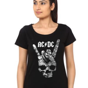 AC/DC Girls Black T-Shirt