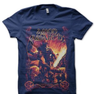 Amon Amarth Navy Blue T-Shirt