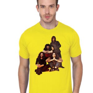 Black Sabbath Yellow Half Sleeve T-Shirt
