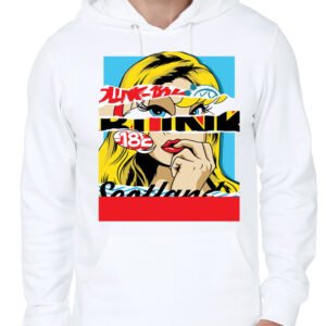 Blink 182 White Hoodie