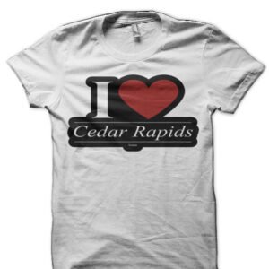 I Love Cedar Rapids Half Sleeve T-Shirt
