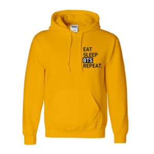 BTS (K-POP) - EAT SLEEP BTS REPEAT Hoodie