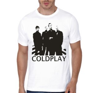 Music Pop Coldplay White T-Shirt