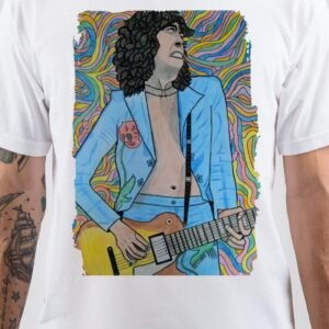 Jimmy Page Half Sleeve White T-Shirt
