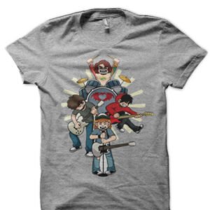 Fall Out Boy Grey Melange T-Shirt