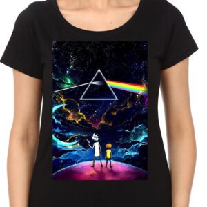 Rick And Morty Girls Black T-Shirt