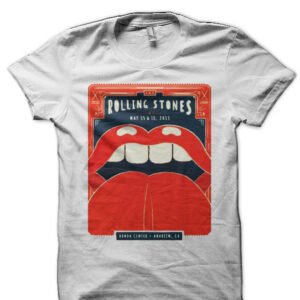 Rolling Stones Half Sleeve White T-Shirt