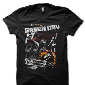 Green Day Half Sleeve Black T-Shirt