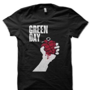 Green Day Half Sleeve Black T-Shirt