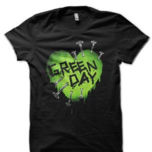 Green Day Half Sleeve Black T-Shirt