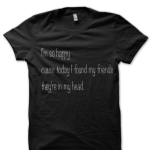 Nirvana Lyrics Black T-Shirt