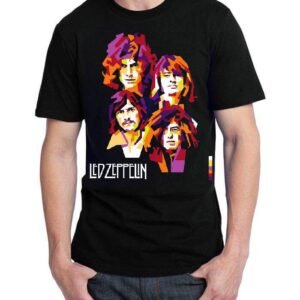 Led Zepplin Black Half Sleeve T-Shirt