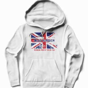 Iron Maiden White Hoodie