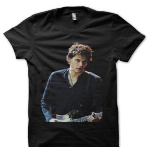 John Mayer Black  Half Sleeve T-Shirt