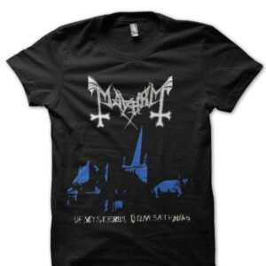 Mayhem Half Sleeve Black T-Shirt