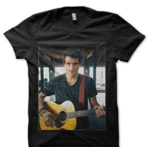 John Mayer Black Half Sleeve T-Shirt