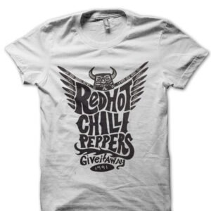 RHCP Rock Band White Half Sleeve T-Shirt