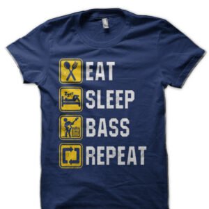 Eat Sleep Bass Repeat T-Shirt