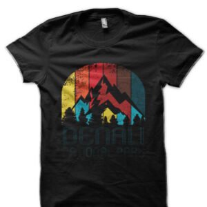 Denali National Park Gift or Souvenir Half Sleeve T-Shirt