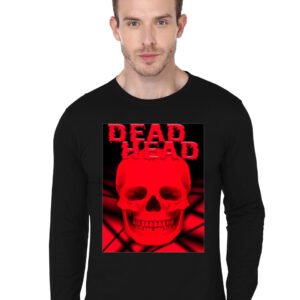 Dead Head Black Full Sleeve T-Shirt