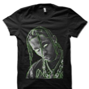 Travis Scott Black Half Sleeve T-Shirt