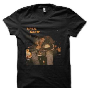 Travis Scott Black Half Sleeve T-Shirt