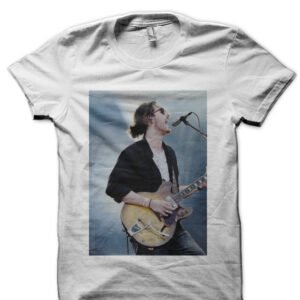 Hozier White Half Sleeve T-Shirt