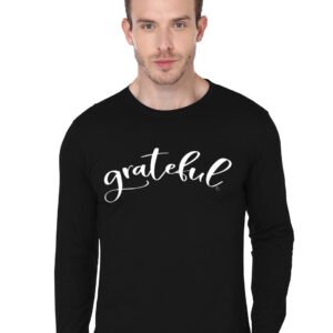 Grateful Bla Black Full Sleeve T-Shirt