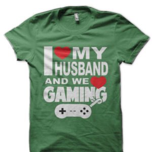 Bullet for My Valentine Love my husband and we love gaming Half Sleeve T-Shirt