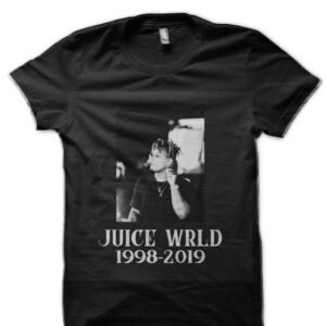 JUICE WRLD Black Half Sleeve T-Shirt